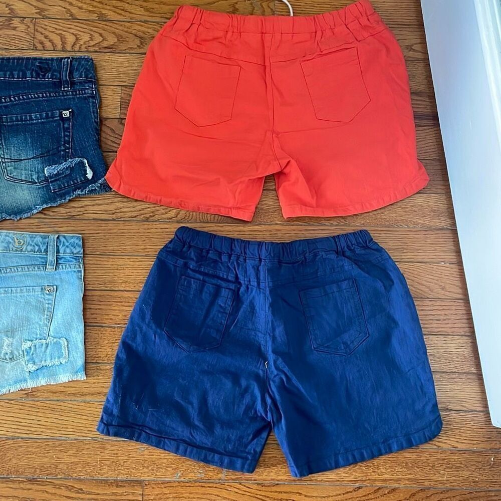 Bullhead bundle denim jeans linen 4 shorts summer pants juniors teens size 3 - Picture 12 of 15